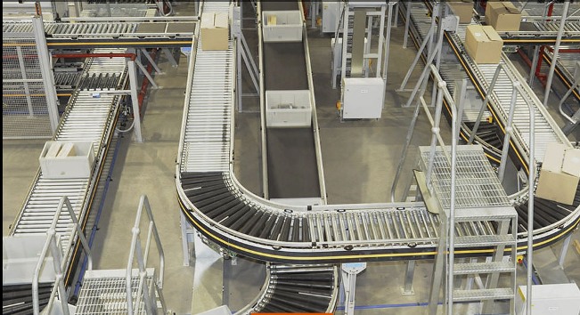 輥筒輸送線組合實(shí)體圖